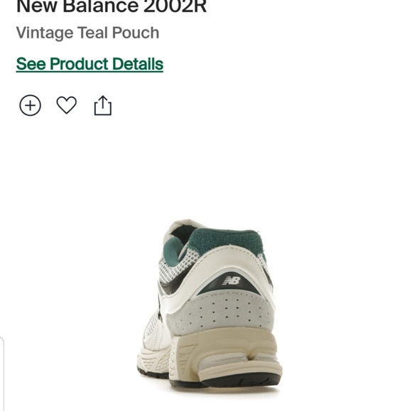 New Balance 2002RVintage Teal Pouch - Picture 4 of 4